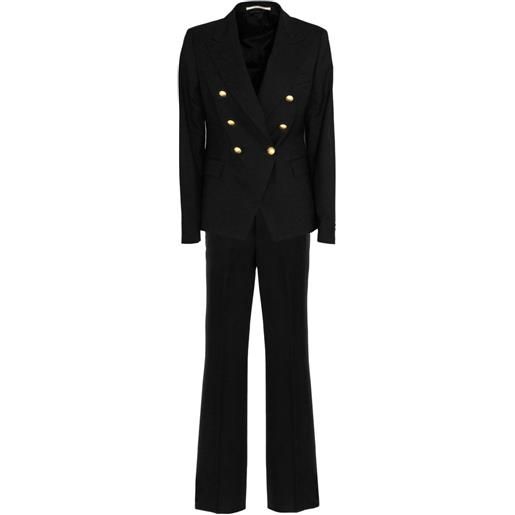 Tagliatore completo doppiopetto - nero