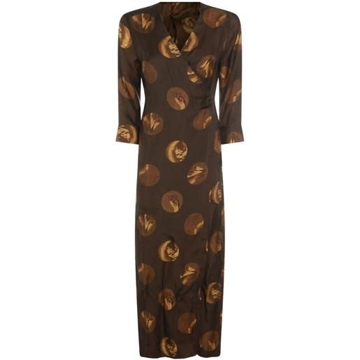 Uma Wang abito a portafoglio - marrone