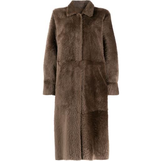 Liska cappotto midi reversibile - marrone