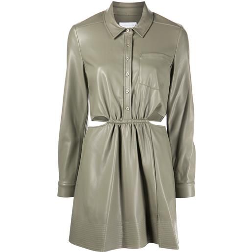 SIMKHAI abito con cut-out - verde