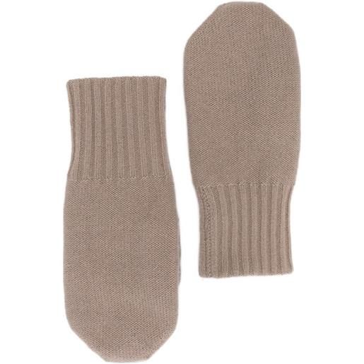 Liska muffole con polsini a coste - toni neutri