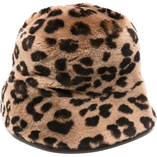 Liska cappello bucket leopardato - marrone