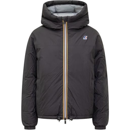 K-Way giacca le vrai 4,0 albine con cappuccio - nero