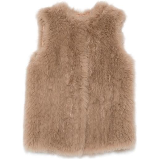 Liska gilet smanicato - toni neutri