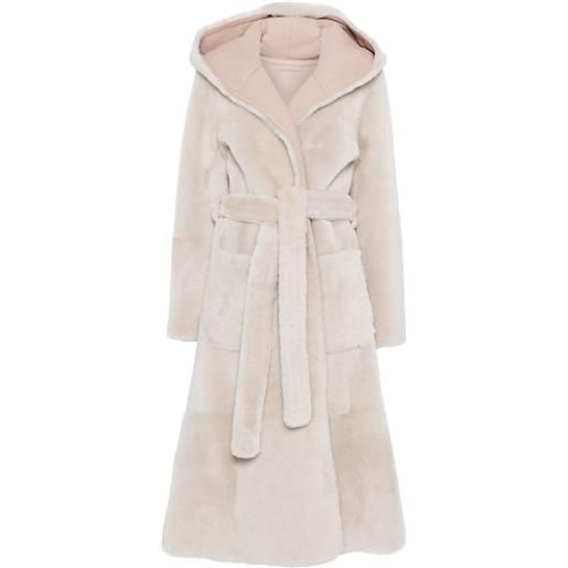 Liska cappotto con cappuccio - toni neutri