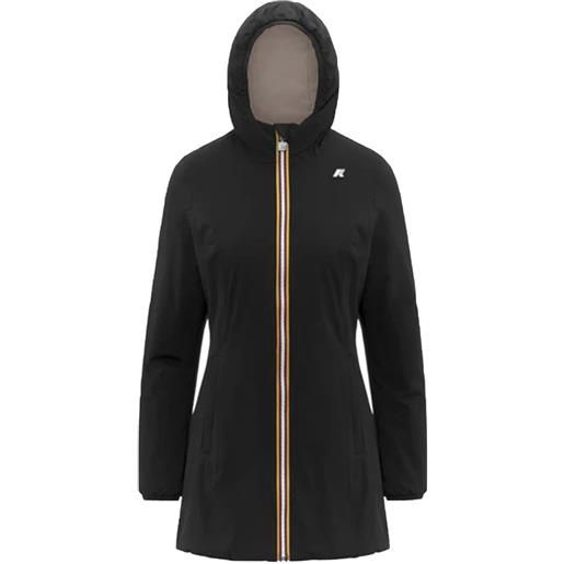 K-Way parka con cappuccio - nero
