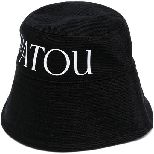 Patou cappello bucket con stampa - nero
