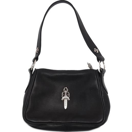 Chrome Hearts borsa leather dagger - nero