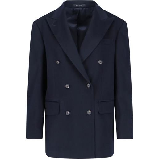 Tagliatore blazer doppiopetto - blu
