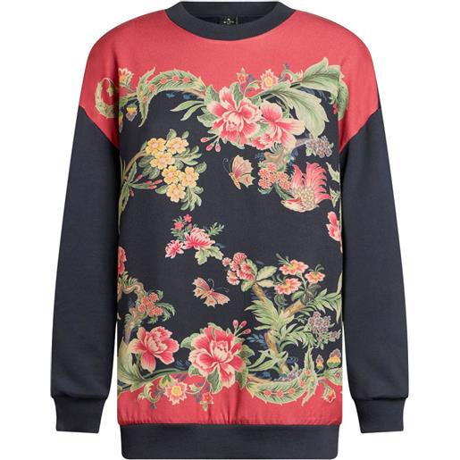 ETRO felpa con maniche a spalla bassa - nero