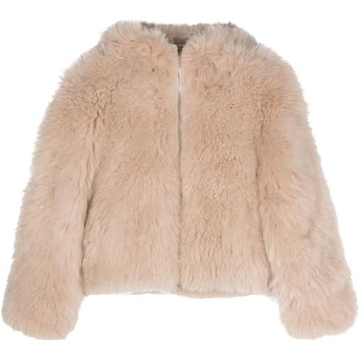 Liska giacca con cappuccio - toni neutri