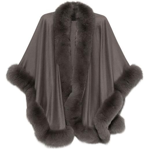 Liska mantella in cashmere - grigio
