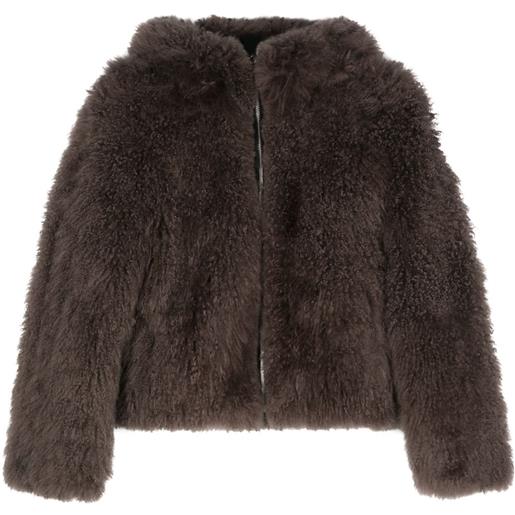 Liska giacca con cappuccio - marrone