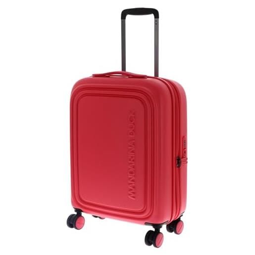 Mandarina Duck logo duck + p10szv24, luggage suitcase unisex - adulto, cayenne, 40x55x20/23(lxhxw)