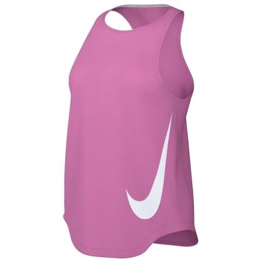 Nike tempo swoosh run dri-fit canotta da corsa da donna hv2791