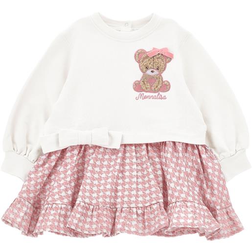 Monnalisa abito felpa orsetto Monnalisa