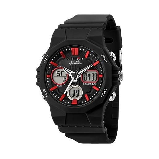 Sector No Limits ex-40 orologio uomo, digitale, analogico - 44mm