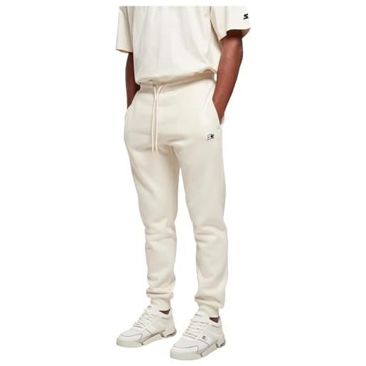 Urban Classics st087-starter essential sweatpants pantaloni, palewhite, m uomo
