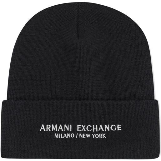 Armani Exchange beanie cappello uomo