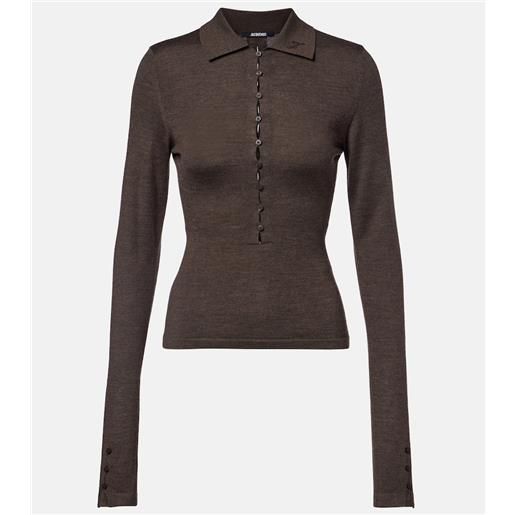 Jacquemus polo in lana
