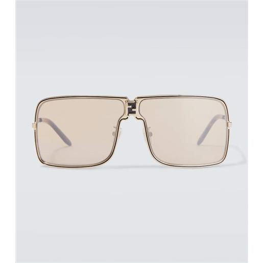 Fendi occhiali da sole rettangolari Fendiness