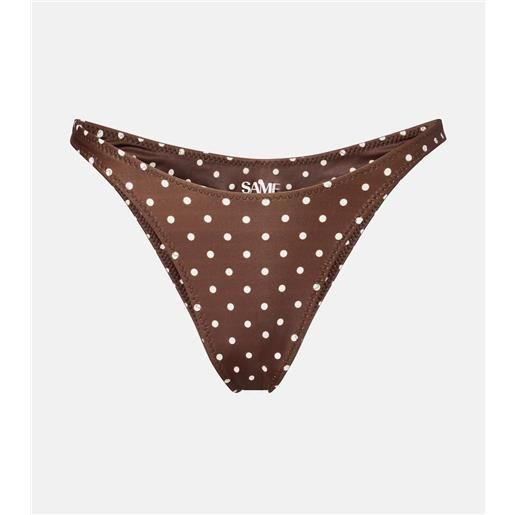 Same slip bikini anni â90 a pois