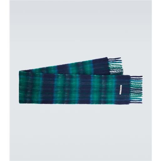 Acne Studios sciarpa in misto mohair a quadri