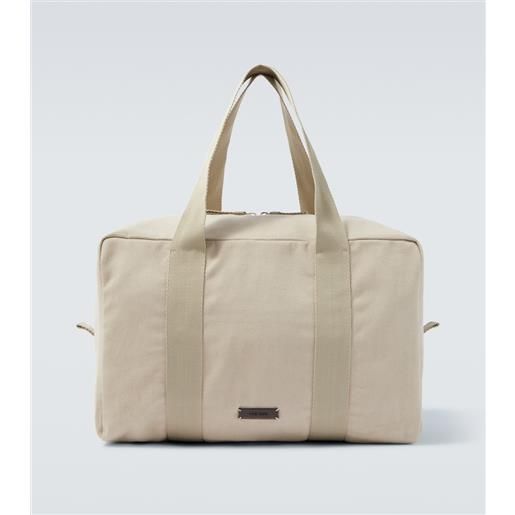 The Row borsa da viaggio sisal in canvas