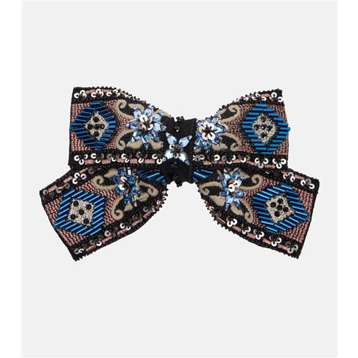 Etro fermacapelli con decorazioni