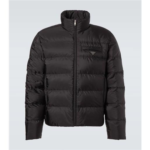 Prada piumino trapuntato con logo