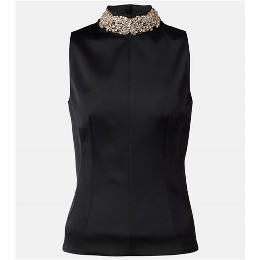 McQueen top con decorazioni