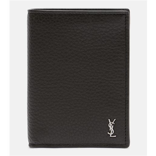 Saint Laurent portafoglio cassandre in pelle
