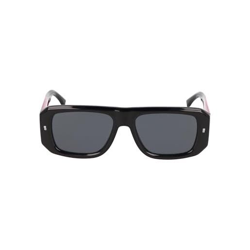 Dsquared2 d2 0107/s oit/ir black red sunglasses man standard, standard, 54