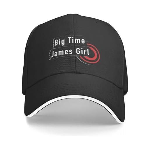 CIZIEOE cappellino da baseball big time james girl big time rush cappello da baseball con visiera derby cappello da camionista uomo lusso donna