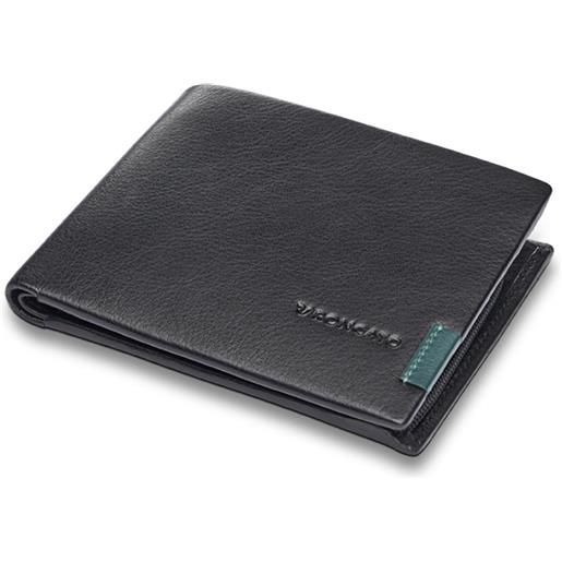 Roncato monaco portafoglio uomo 9.5x12x2 cm - nero