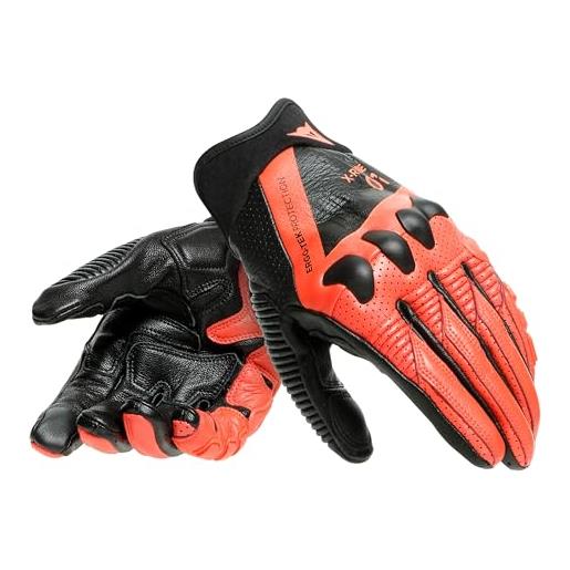 DAINESE x-ride gloves black fluo-red l