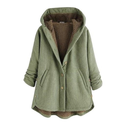 Generico piumino donna invernale bianco piumino liscio donna cappotto in lana parka impermeabile giubbotto giacca curvy trench impermeabile cappotti invernali l giacca verde