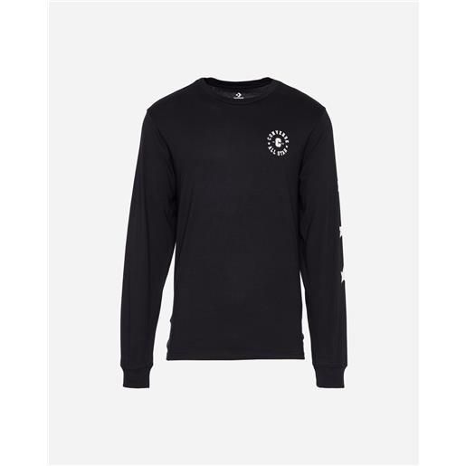 Converse small star chevron m - t-shirt - uomo - nero