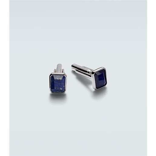 Mateo gemelli in argento sterling con lapislazzuli