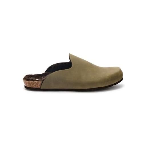 Scholl didier clog, ciabatte uomo, verde, 40 eu