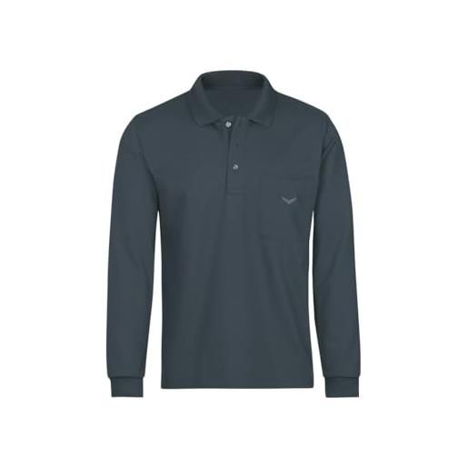 Trigema 521652 polo, antracite, m donna