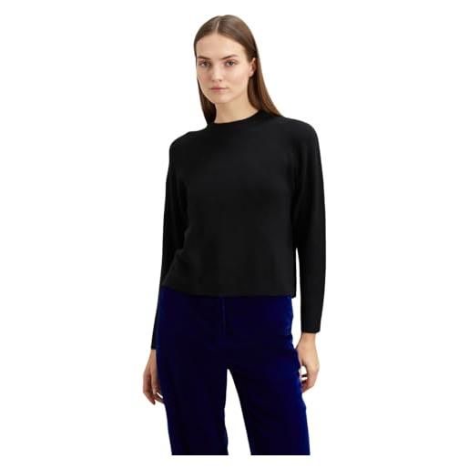 Motivi: maglia a coste con spacco sovrapposto posteriore verde chiaro. S stagione autunno inverno 2024