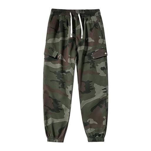 Pantaloni invernali per il tempo libero, da donna, imbottiti, in peluche, termici, elasticizzati, in tinta unita, spessi, in pile, a vita alta, spessi, caldi, da donna, colore nero, con tasche, Blu, S