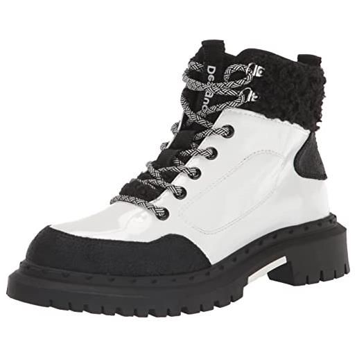 Desigual, scarpa da trekking donna, bianco, 36 eu