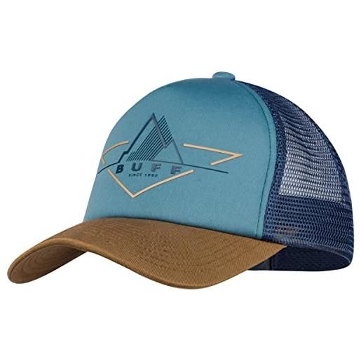 Buff. Cappello trucker explore stone blue unisex adult