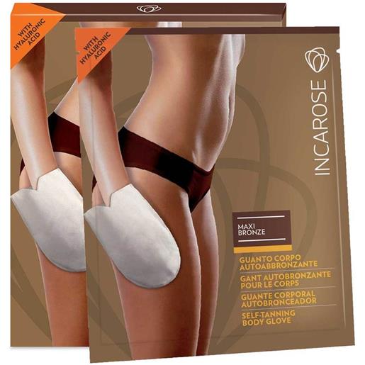 Incarose maxi bronze guanto corpo abbronzatura 1 pezzo