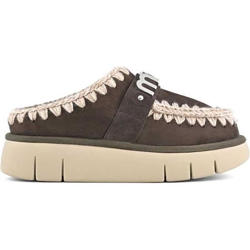 MOU bounce clog metal logo mocha