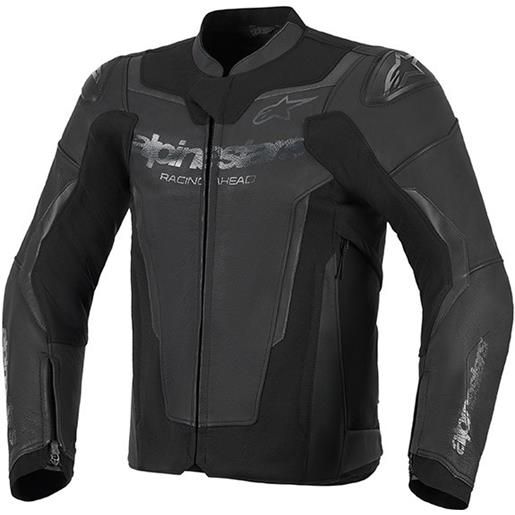 Alpinestars giubbotto in pelle gp force v2 - nero