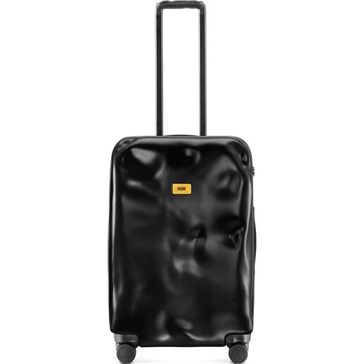 Crash Baggage valigia con logo - nero
