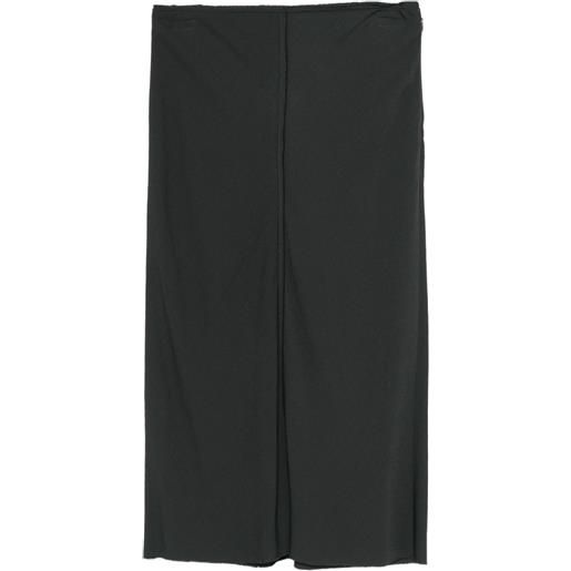 AMI Paris gonna con spacchi - nero